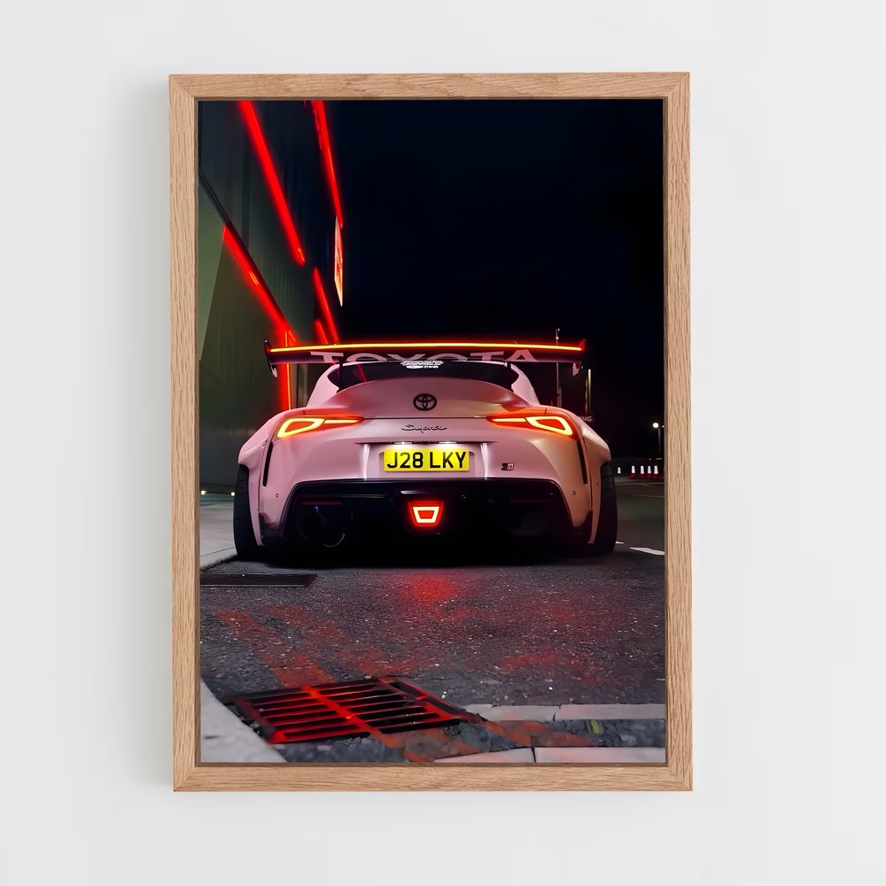 Poster A90 Night Drive – affiche Toyota (vue 4)